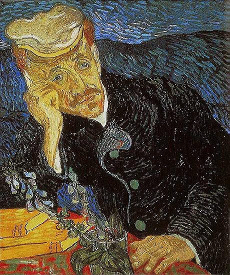 Vincent Van Gogh Portrait of Dr. Gachet was sold for 82.5 million US dollars oil painting picture